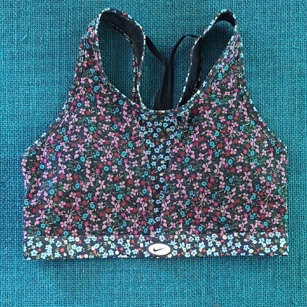 Nike Multicolor Floral Sports Bra